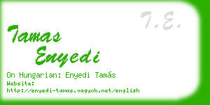 tamas enyedi business card